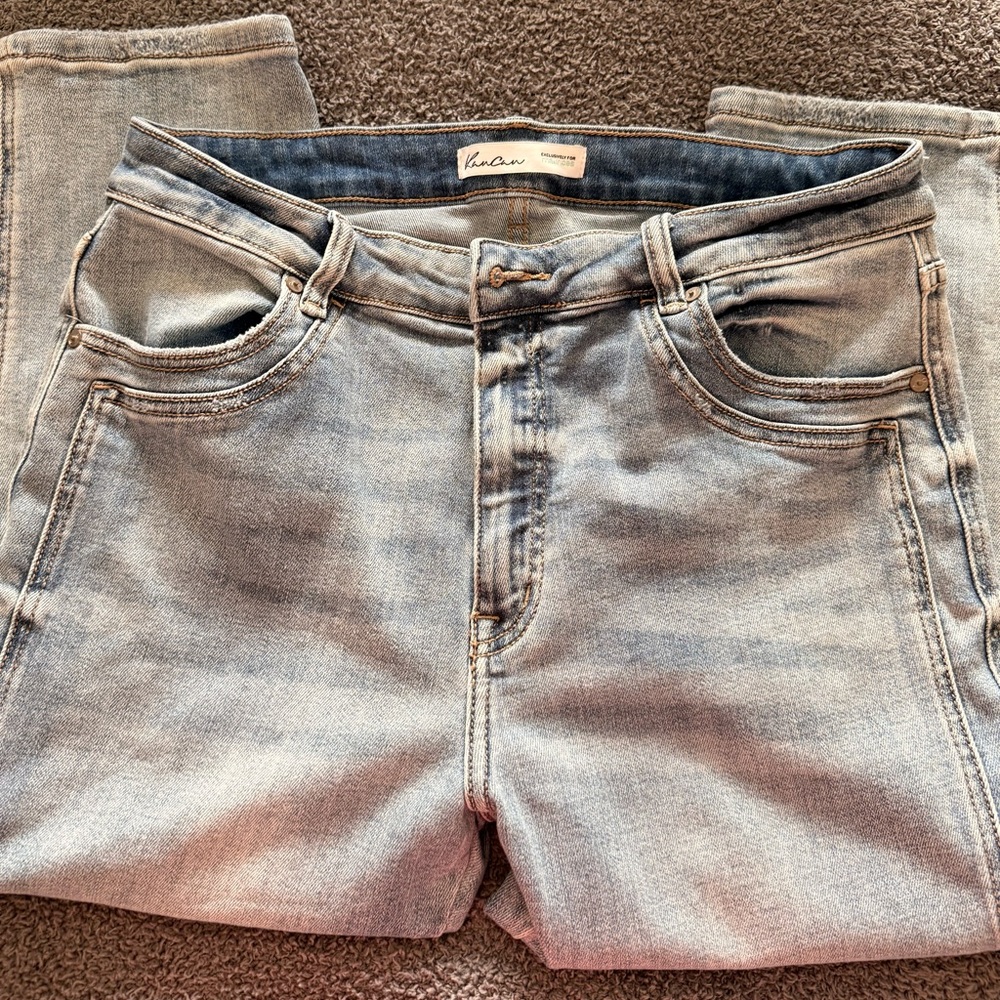 KanCan Light Blue Ankle & Cropped Jeans